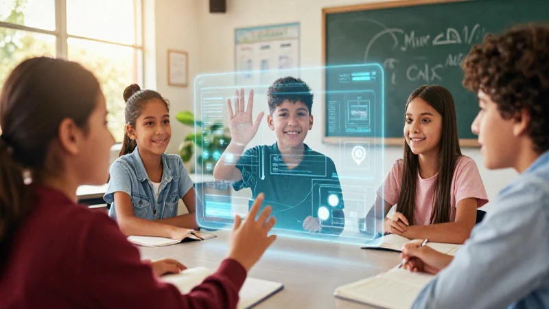 Estudiantes mexicanos aprenden con tecnología holográfica