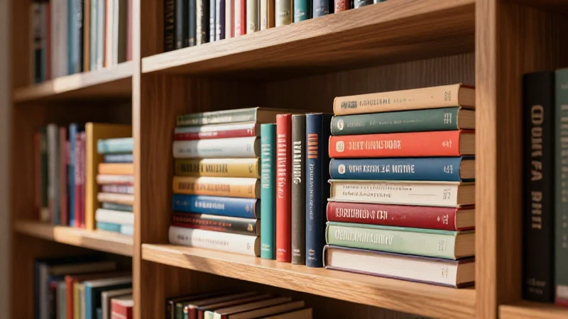 Organiza libros de forma eficiente y estéticamente agradable