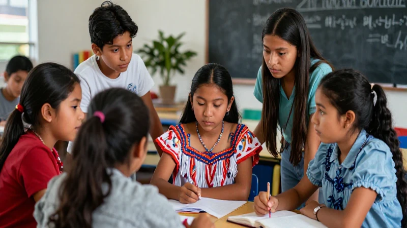 Estudiantes mexicanos aprendiendo con modernidad y diversidad