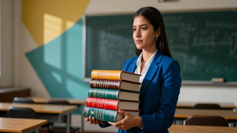 SEP: Libros de filosofía que promueven igualdad de género y diversidad 3 Joven mexicana académica con libros de filosofía