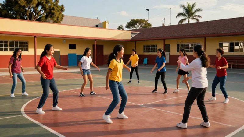 Prácticas inclusivas en educación física: promoviendo igualdad en la escuela 4 Alumnos diversos juegan felices en México