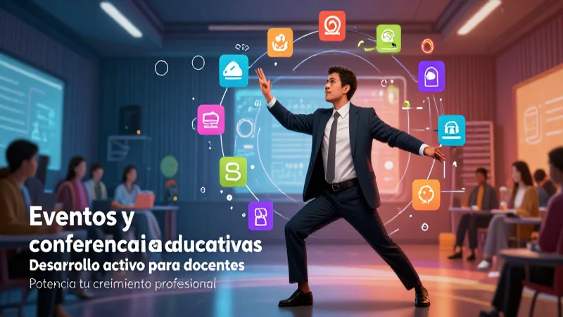 Educador mexicano dinámico promueve desarrollo activo docente