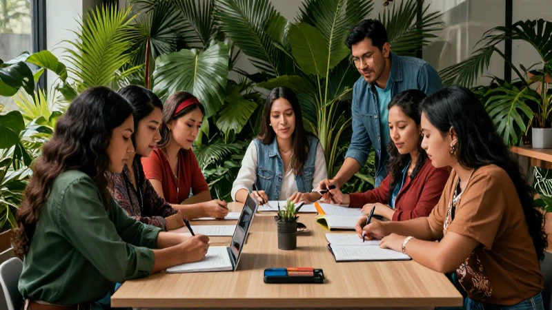 Colaboración comunitaria en el aula mexicana