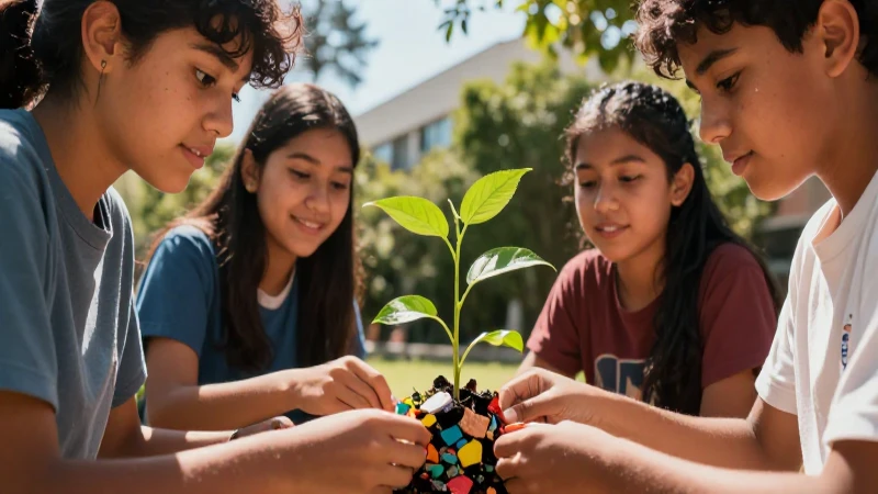 Jóvenes mexicanos crean sostenibilidad en comunidad