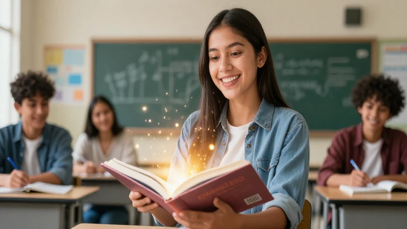 Aprendizaje digital con joven mexicano sonriente