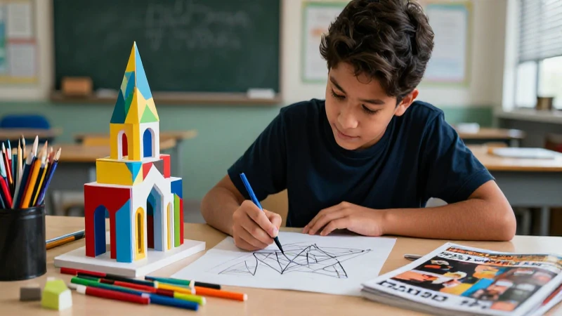 Estudiante mexicano diseña modelo arquitectónico detallado