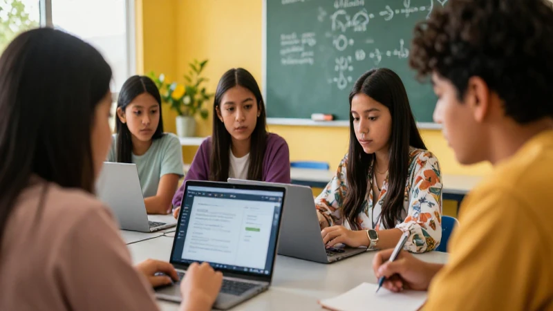 Estudiantes mexicanos usan tecnología para aprender juntos