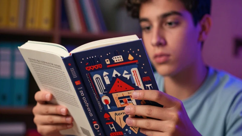 Consejos SEP y literatura chilena: Potencia tu pasión por la literatura juvenil 4 Estudiante apasionado con literatura chilena moderna