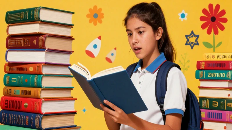 Consejos SEP y literatura chilena: Potencia tu pasión por la literatura juvenil 3 Estudiante apasionado con libros y estética mexicana