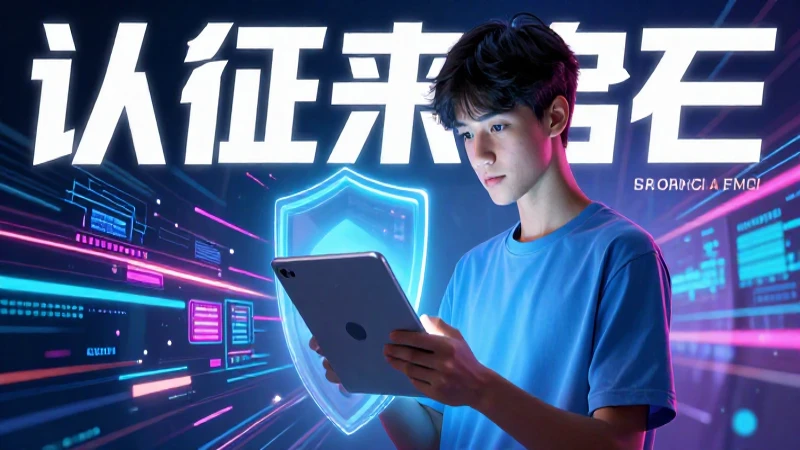 Estudiante digital protegido en revista premium