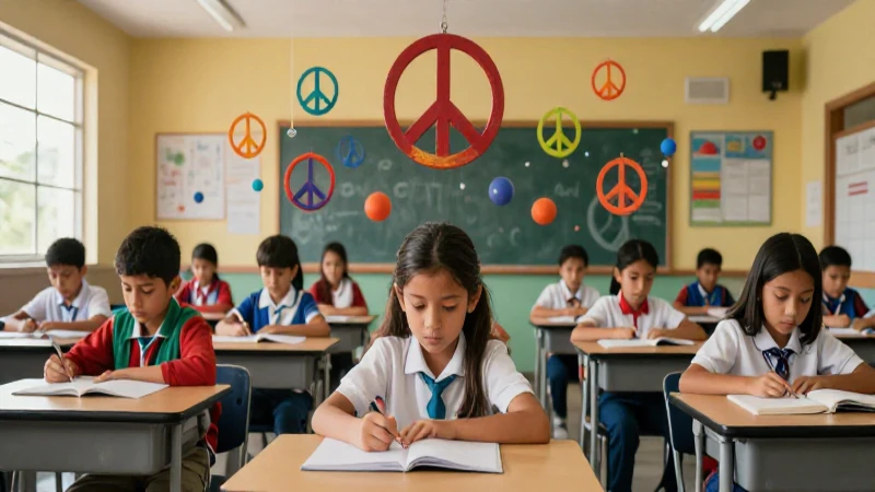 Estudiantes mexicanos aprenden a integrar la paz
