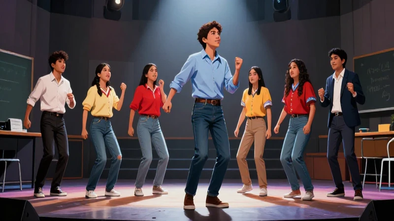 Potencia el teatro en la Nueva Escuela Mexicana: claves para educadores 3 Estudiantes mexicanos actúan en una escena dramática