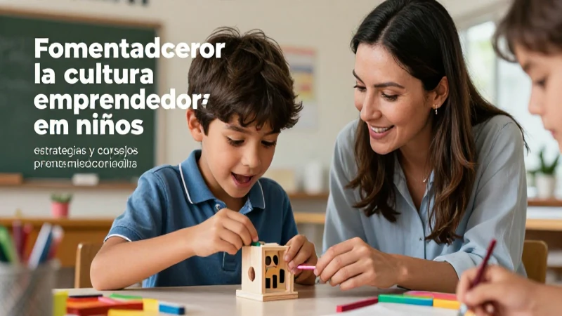 Estrategias para fomentar el emprendimiento infantil