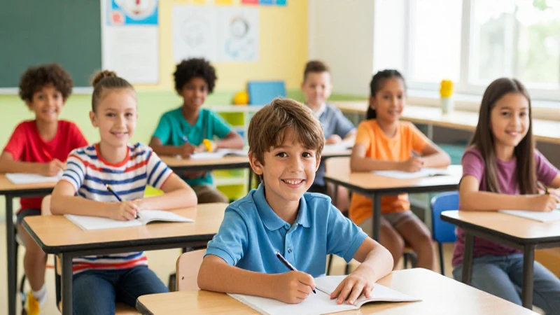 Fomenta respeto y aceptación en escuelas inclusivas: consejos clave para educadores 4 Niños diversos sonriendo en aula moderna