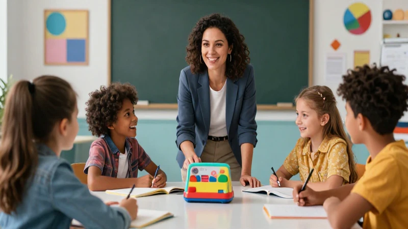 Fomenta respeto y aceptación en escuelas inclusivas: consejos clave para educadores 5 Escena educativa vibrante, moderna y detallada