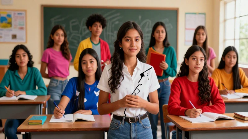 Estudiantes mexicanos vibrantes rompen barreras educativas