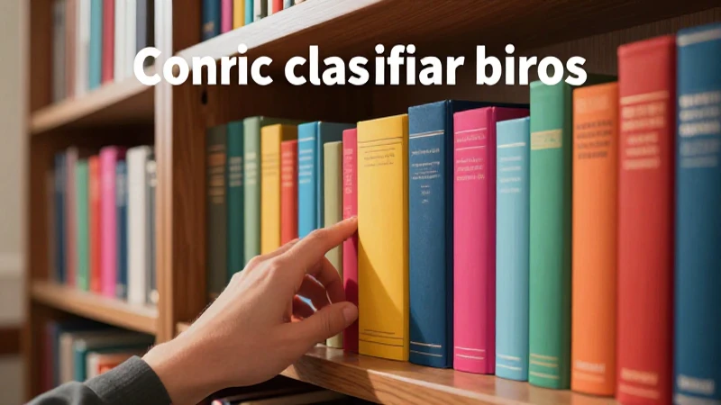 Conoce cómo clasificar libros de manera efectiva y organizada 6 Estantería organizada para clasificar libros