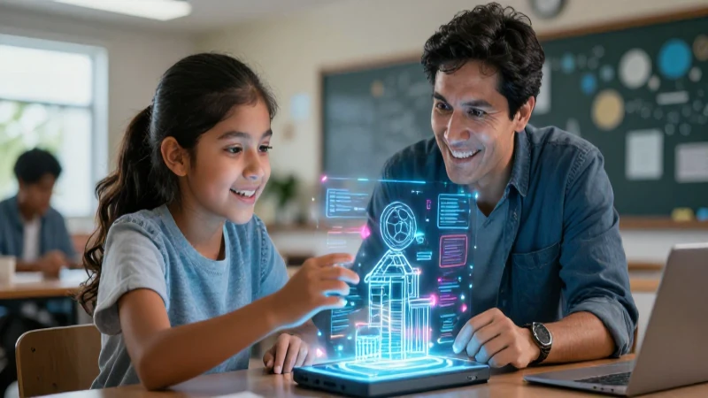 Estudiante mexicano diseña modelo holográfico educativo