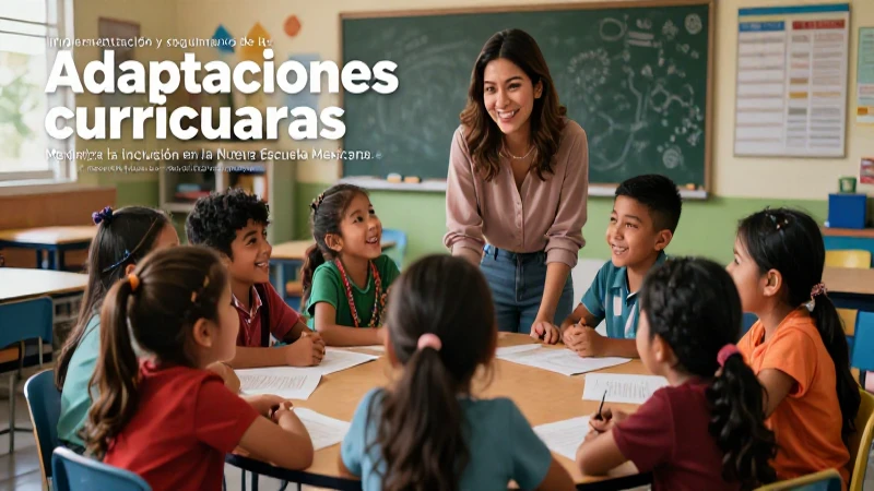 Adaptaciones curriculares: Maximiza la inclusión en la Nueva Escuela Mexicana 4 Inclusión y enseñanza moderna en la Nueva Escuela Mexicana