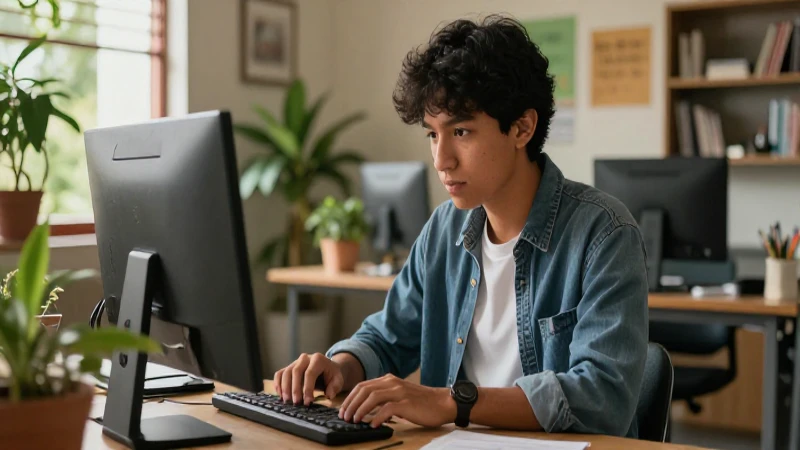 Desarrolla tu espíritu emprendedor con la Nueva Escuela Mexicana 6 Estudiante mexicano emprendedor en contexto educativo moderno