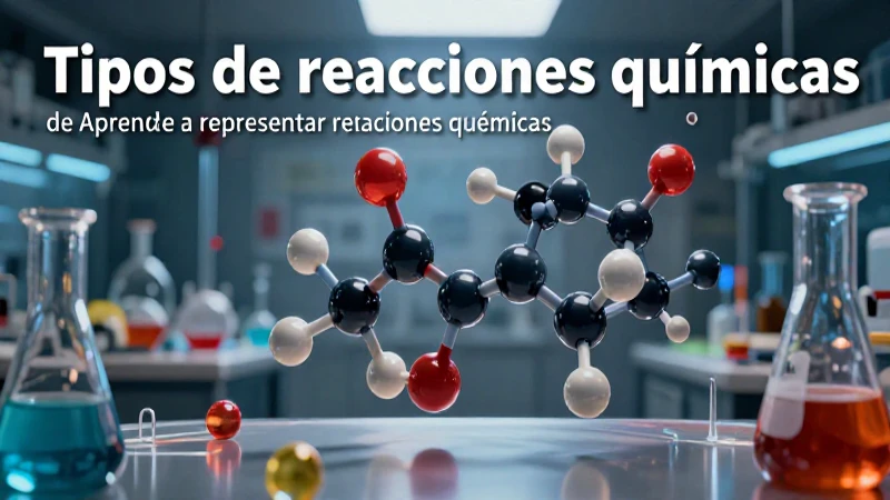 Estética profesional de reacciones químicas vibrantes