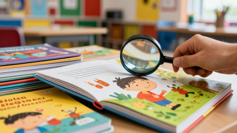 Libro detallado en entorno educativo moderno