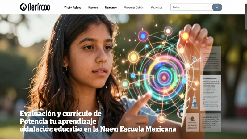 Potencia tu aprendizaje con evaluación educativa en la Nueva Escuela Mexicana 3 Imagen dinámica sobre evaluación y aprendizaje educativo