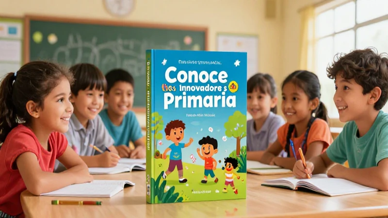 Libros educativos primarios innovadores y vibrantes