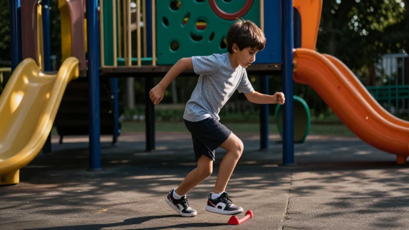 Cómo te mueves y te desplazas: Guía de técnicas y tips 5 Estudiante joven demuestra agilidad en el parque