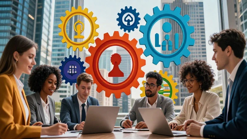 Colaboración profesional impulsa crecimiento empresarial dinámico