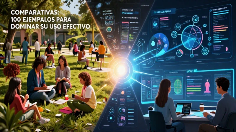 Comparativas: crecimiento visual en contextos diversos