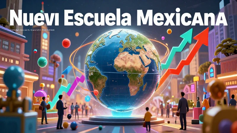 Ilustración dinámica de mercado global profesional