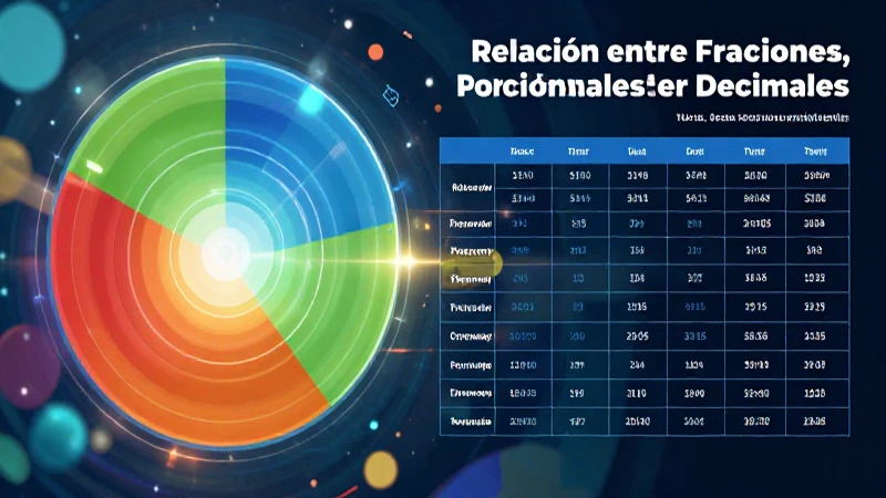 Relación entre fracciones, decimales y porcentajes