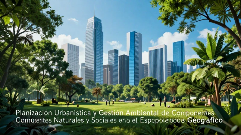 Planificación sostenible: ciudad y naturaleza integradas