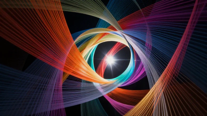 Composición dinámica, geométrica, vibrante y lumínica