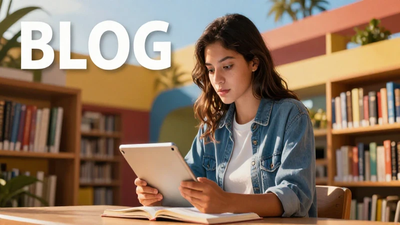 Consigue los mejores libros de texto en línea en El Corte Inglés 4 Estudiante mexicano aprende con tablet en librería moderna