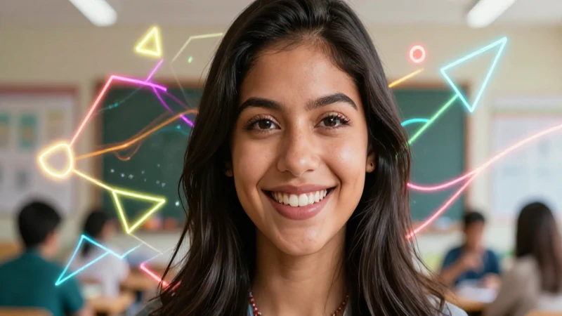Qué es la comunicación asertiva y sus técnicas esenciales 3 Educadora mexicana vibrante en entorno moderno