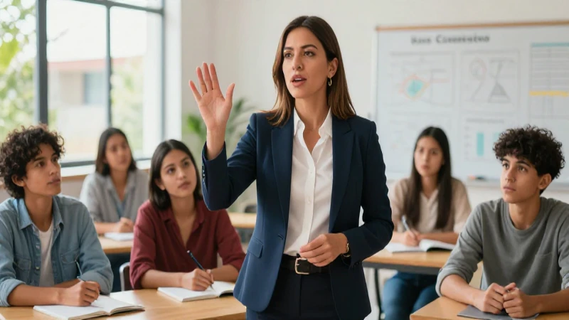 Comunicación Oral: Definición, Características y Más 6 Profesor mexicano inspira a sus alumnos con dinamismo