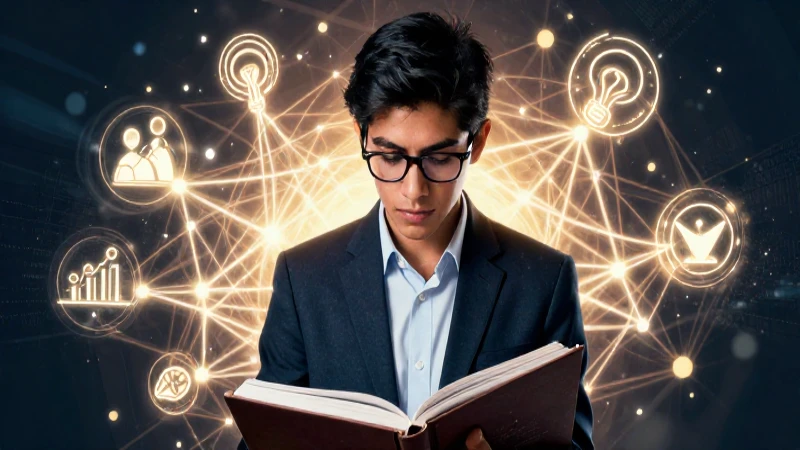 Académico mexicano escribiendo ideas abstractas