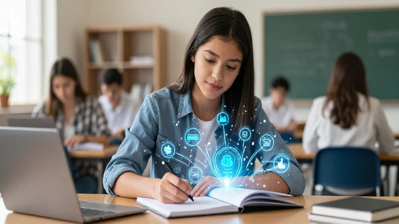 Estudiante mexicano escribe ideas brillantes