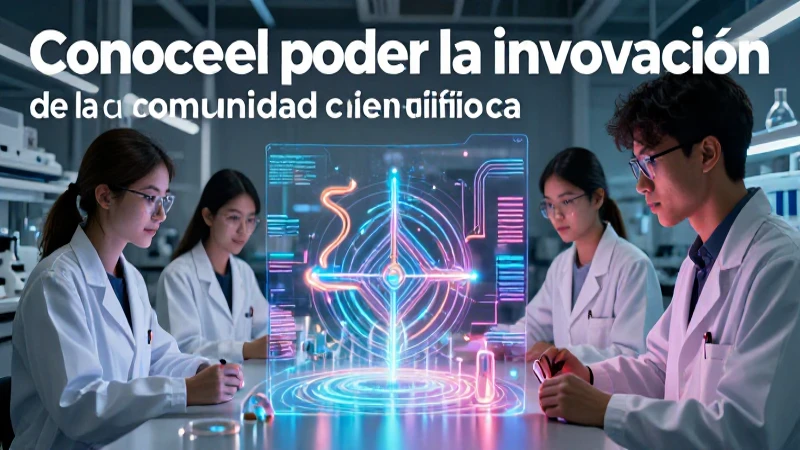 Conoce el poder y la innovación de la comunidad científica 4 Innovación científica juvenil impulsa el futuro