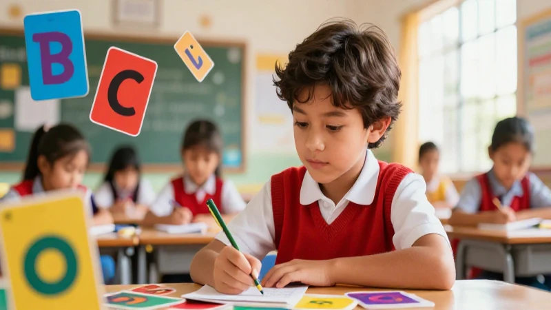 100 Ejemplos de Palabras que Empiezan con Cha- para Aprender 4 Niño mexicano aprendiendo, ilustración vibrante y detallada