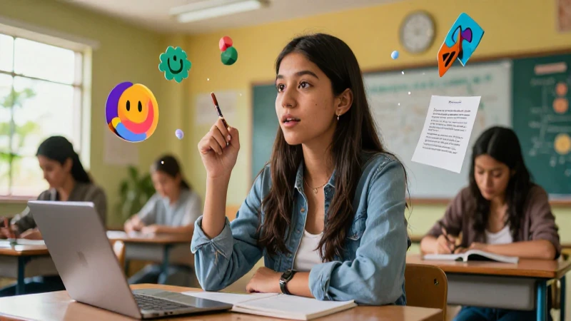 Cuáles son 100 palabras que contengan en, an, in, on y un 9 Estudiante mexicano joven en un aula vibrante