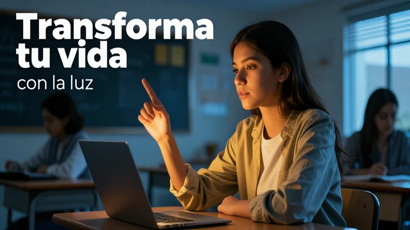 Luz artificial transforma la vida estudiantil