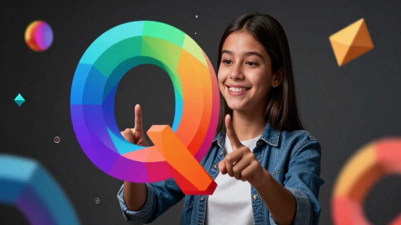 100 ejemplos de palabras que contengan Q y qu 11 Estudiante mexicano sonríe con elementos educativos vibrantes