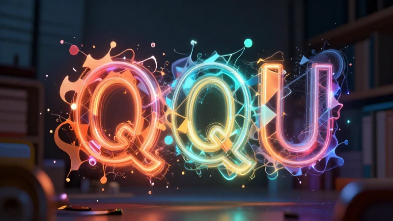 100 ejemplos de palabras que contengan Q y qu 9 Ilustración abstracta educativa sobre el aprendizaje de idiomas