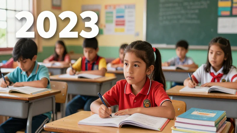 Conoce los nuevos libros de texto para primaria 2023 de Conaliteg 3 Estudiantes mexicanos en aula, fotografía educativa profesional