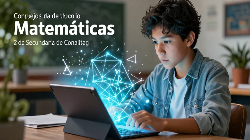 Estudiante mexicano resuelve matemáticas de secundaria con foco