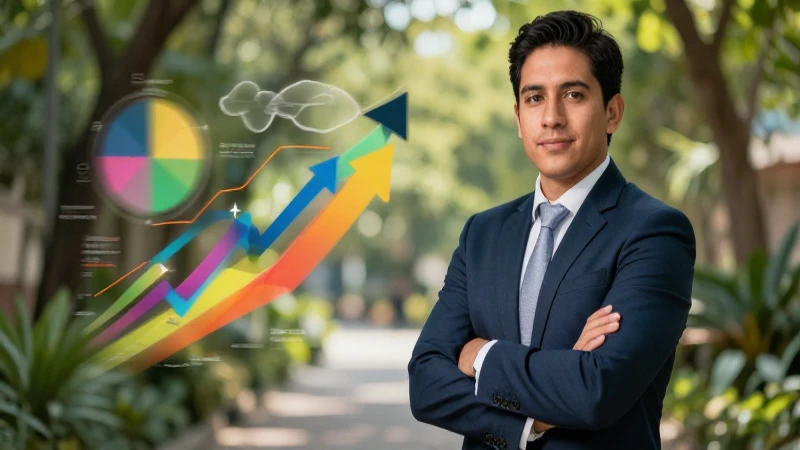 Concepto de Empresarial: Definición y Claves Esenciales 3 Joven profesional mexicano en ascenso dinámico
