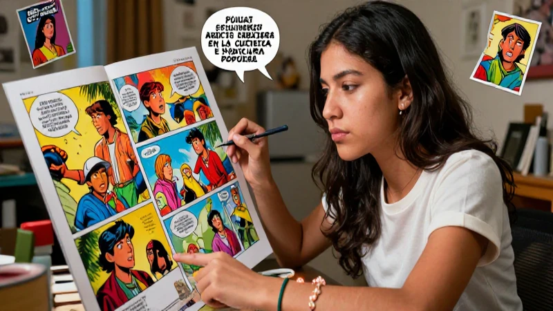 Estudiante mexicano crea cómic cultural detallado